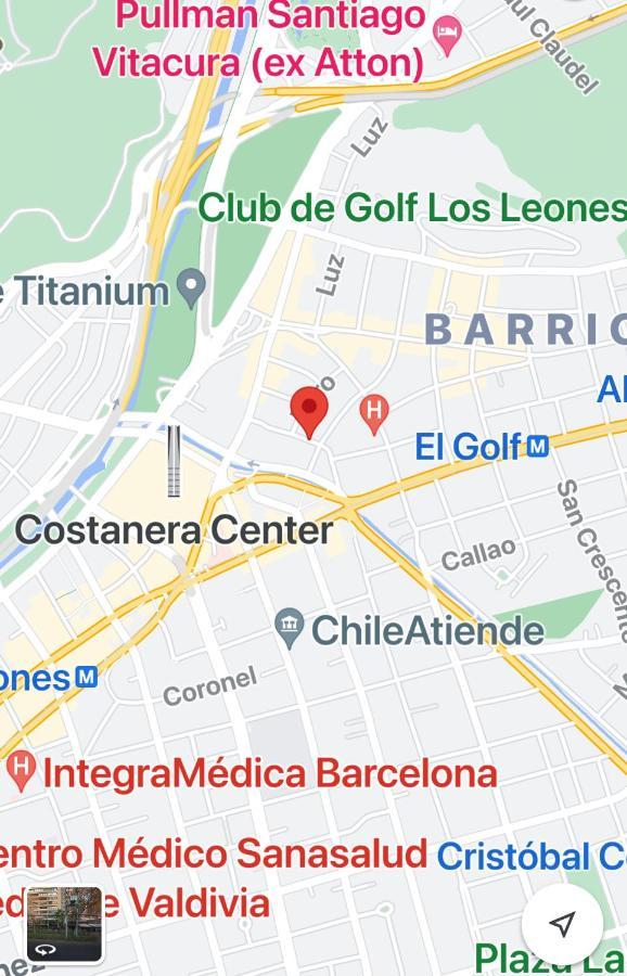 Apartament Condo Amueblado, Encomenderos 200 El Golf, Las Condes Santiago Con Vista Al Costanera Center Екстериор снимка